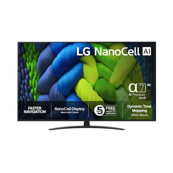 55NANO82A6B TV LED 55" LG 55NANO82A6B, 139cm, 4K, UHD, Smart TV