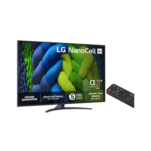 55NANO82A6B TV LED 55" LG 55NANO82A6B, 139cm, 4K, UHD, Smart TV