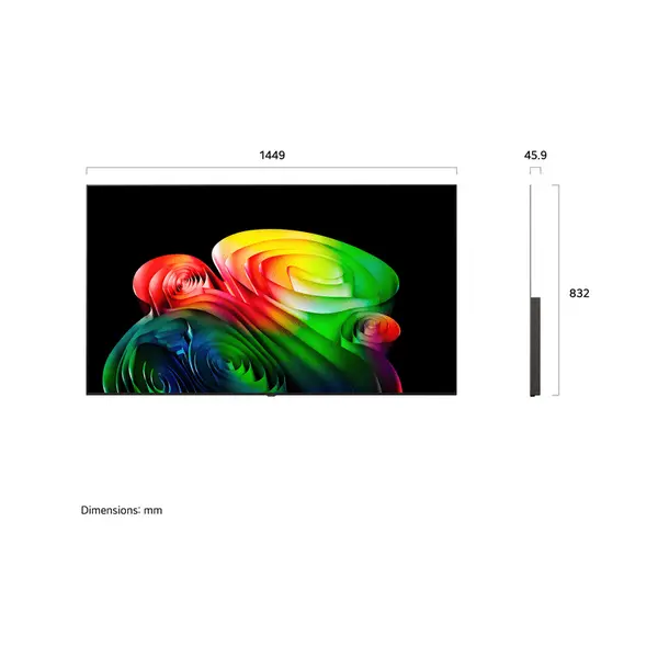 OLED65B62LA TV OLED 65" LG OLED65B62LA, 165cm, 4K, UHD, webOS, Smart TV