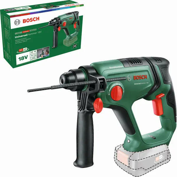 123678456 Aku čekić bušilica BOSCH UNIHAMMER 18V-16 SOLO