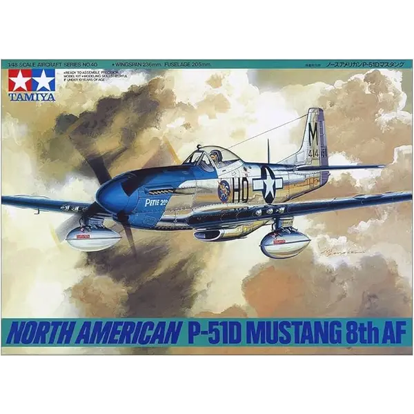 Tamiya Models North American P-51D Mustang Model Kit