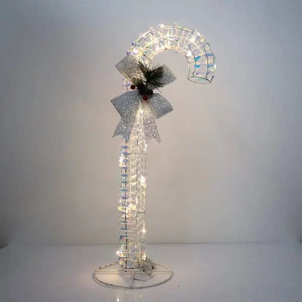 LMP2 LED lampice candy cane 25L/20x6xh60cm 2AA iris traka WW