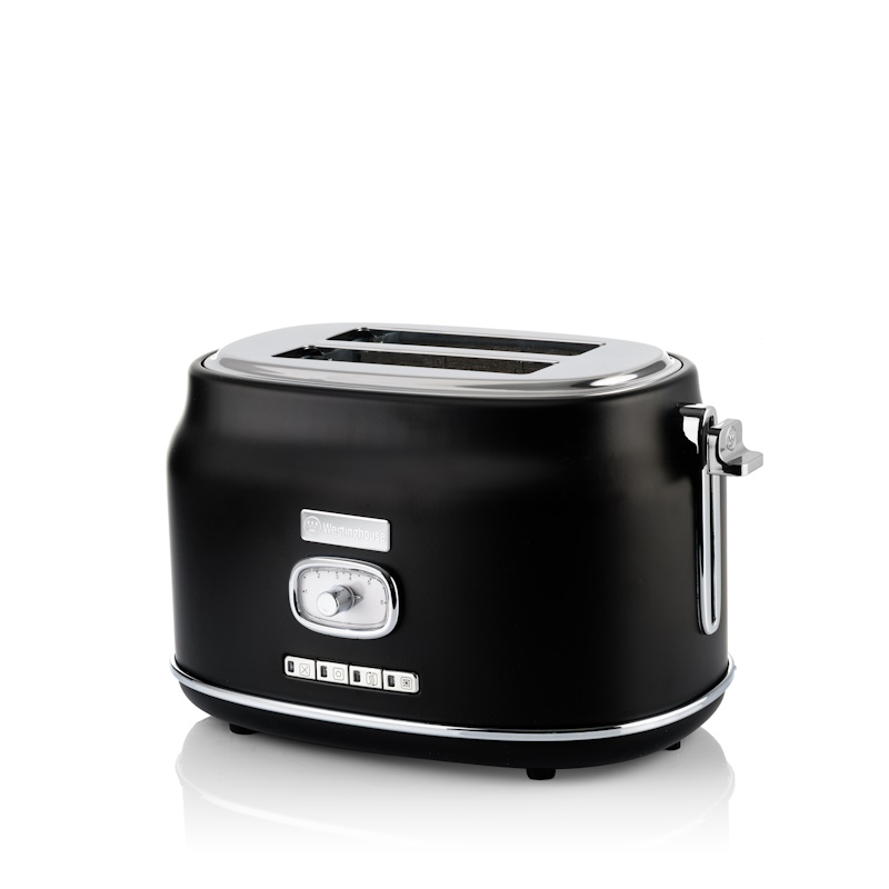 WKTTB857BK TOSTER WESTINGHOUSE RETRO BLACK 2 SLICE