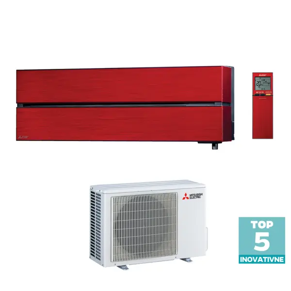 KLIMA UREĐAJ MITSUBISHI MSZ-LN35VGR/MUZ-LN35VG CRVENA