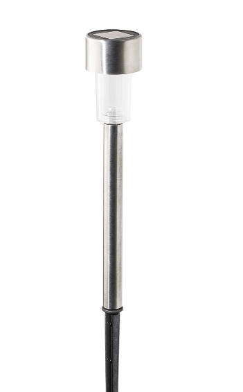 1334 SVJETILJKA SOLARNA SILVER H52 47X47X350mm