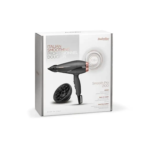 6709DE BABYLISS sušilo za kosu 6709DE AC 2100W (siva/roza)