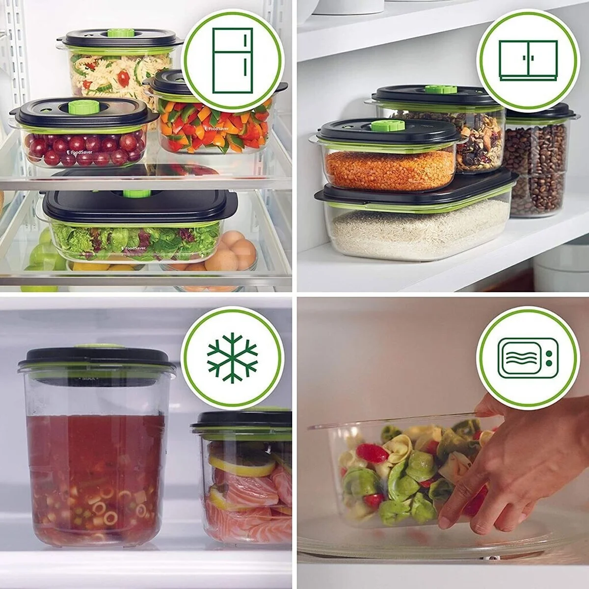 FFC023X01 FOODSAVER posude za vakumiranje hrane New Fresh 8 cups FFC023X01