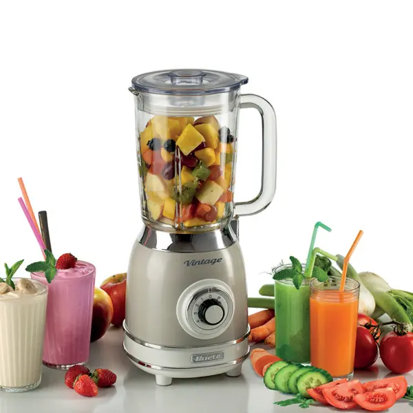 00C058303AR0 ARIETE blender stakleni Vintage 583/03 bež