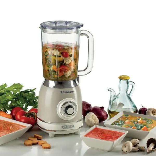 00C058303AR0 ARIETE blender stakleni Vintage 583/03 bež