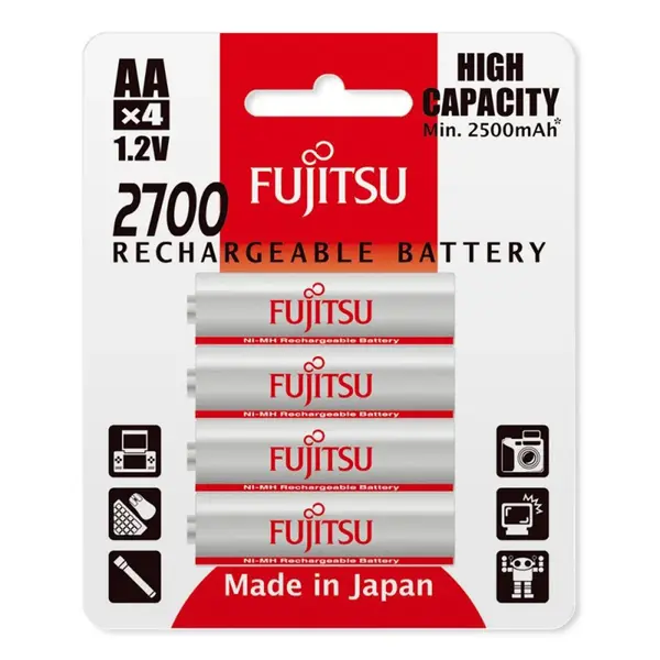 HR-4UAEU (4B) Fujitsu  baterije AAA Grey 1000 mAh HR-4UAEU (4B)