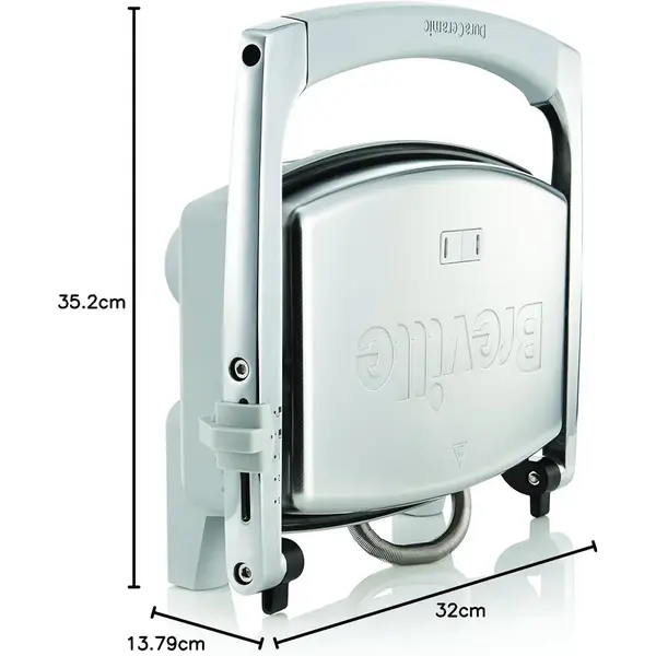 VST071X-OUTLET BREVILLE preklopni toster Dura Ceramic VST071X OUTLET