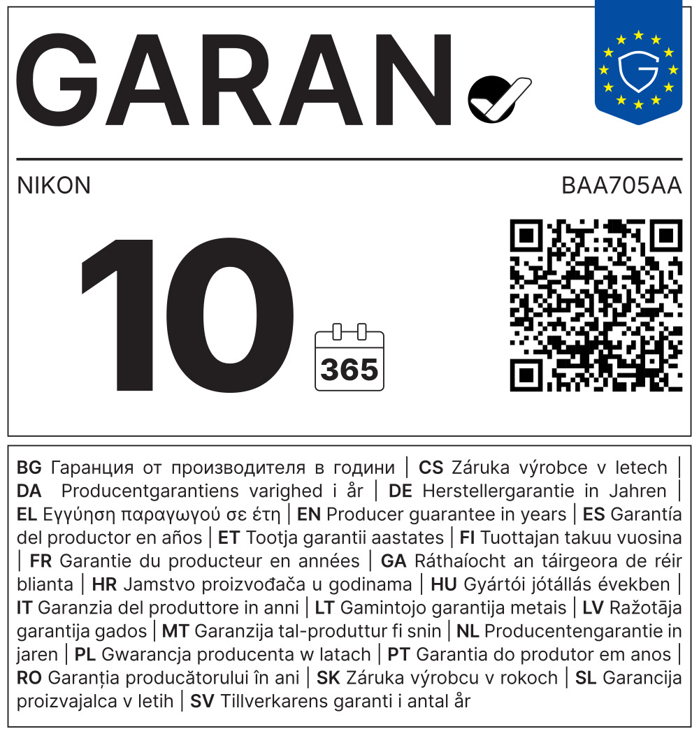 BAA705AA Nikon dalekozor Travelite 9x25 EX