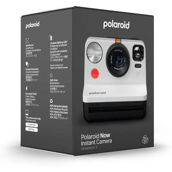 009072 POLAROID fotoaparat Now2 Black & White
