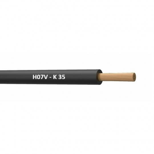 0132035012 VODIČ P/F 35 CRNI (HO7V-K)