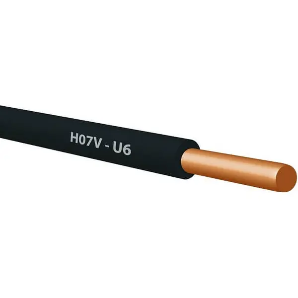0110006001 VODIČ P 6 CRNI (HO7V-U)