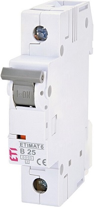 ETI AUTOMATSKI OSIGURAČ B 25A 1P 6kA