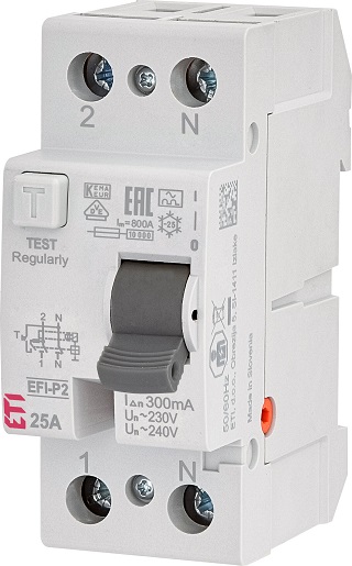 ETI SKLOPKA FID 25A 2P 0,3A EFI-2AC