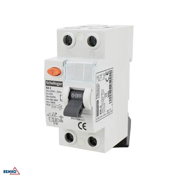 A03-K8-2-40-030 FID SKLOPKA 2P 40A 30mA A 6kA SCHELINGER