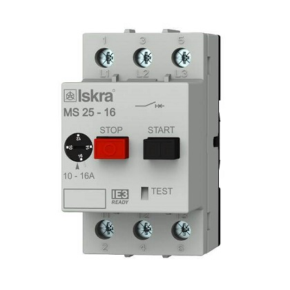 30107965_ISK MOTORSKA ZAŠTITNA SKLOPKA MS-25/10; 10,0A-16,0A ISKRA