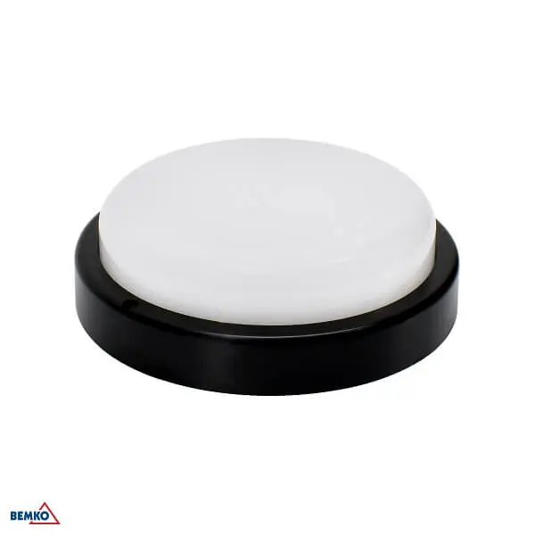 C45-KAN2-12-BLR-4K LED PLAFONJERA 12W 4000K 1150lm IP54 CRNA OKRUGLA KANLO