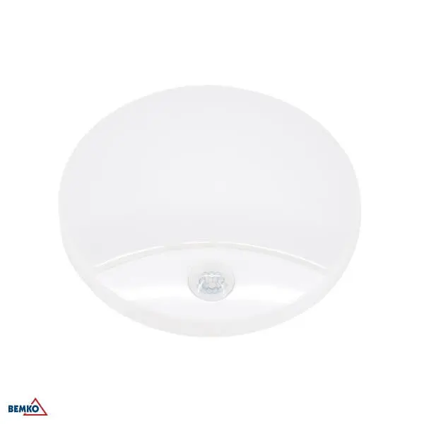 C38-ST41-154-PIR LED PLAFONJERA 15W 4000K IP44 "TAWAN" ZIDNA SENZOR PC