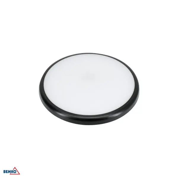C36-PSF707-224-BL LED PLAFONJERA 22W 4000K IP66 "DIANA" OPAL 2200lm CRNA