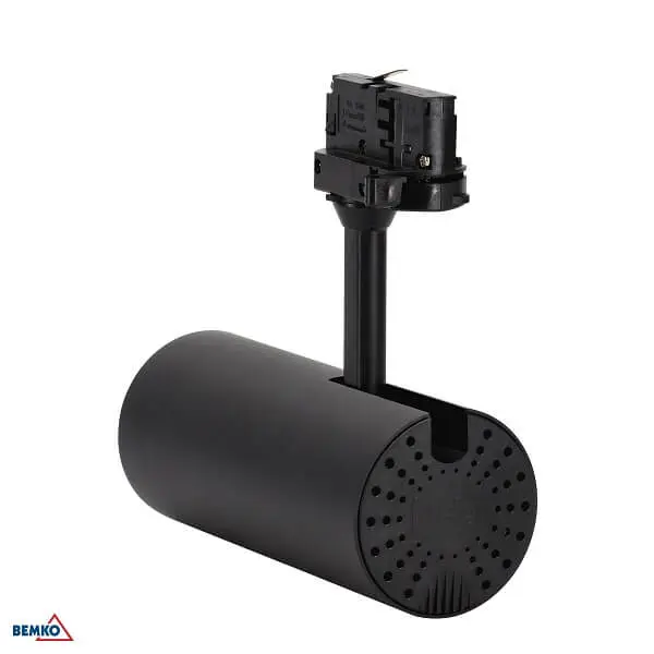 C40-VRK-3F-030BL-3K LED REFLEKTOR ŠINSKI CRNI 3-F VERKO 30W 3000K 2400LM 36°