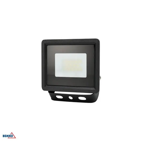 C64-LFK2-010BL-6K LED REFLEKTOR SMD 10W 6500K 820lm KASTEL 2 IP65 CRNI