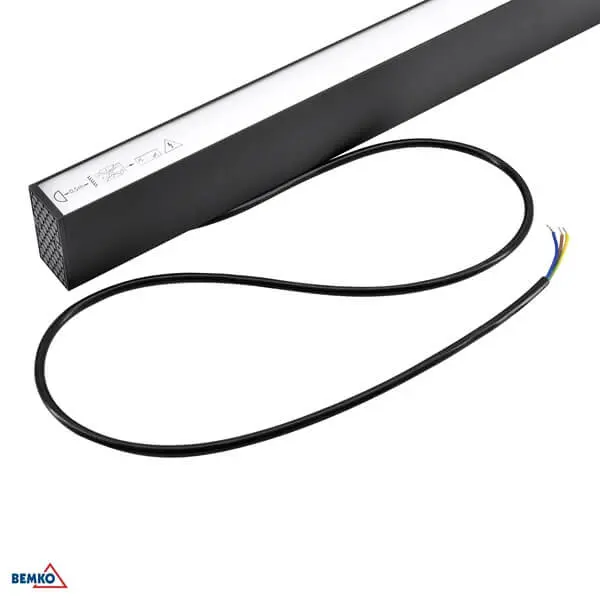 C26-LOR-40BL-3K LED SVJETILJKA LINIJSKA LORIEN 40W 120cm 4200lm 3000K CRNA