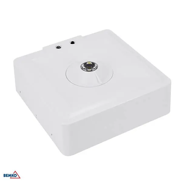 C91-SKL-S-3SO-AT3H-CNBOP PANIK SVJETILJKA LED 3W 3H IP40 KVADRATNA SKALER OPTIKA