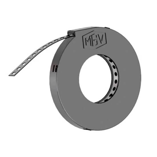 VDR.124501 TRAKA PERFORIRANA 12x0,8 VPT 01 FeZn U KOLUTU 10m
