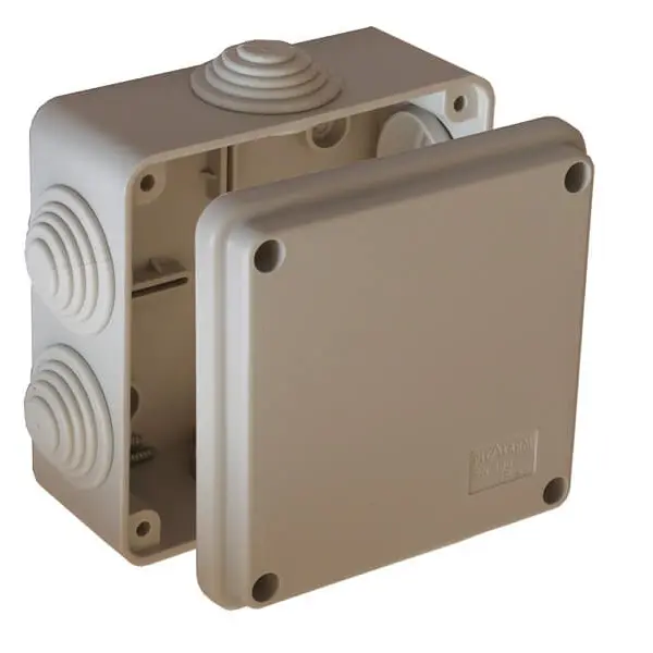 PN100 KUTIJA N/Ž 100X100X50 PVC IP55 S UVODNICAMA