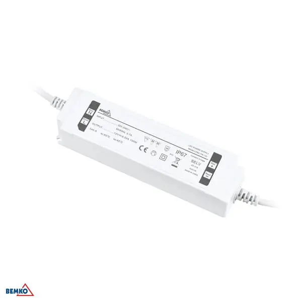B42-LDS2-100-12V NAPAJANJE ELEKTRONSKO LED VODOTJESNO IP67 12V 100W