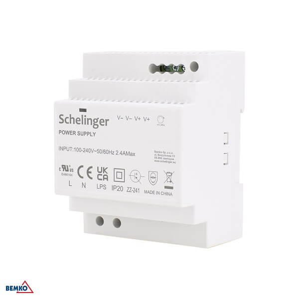 LED NAPAJANJE ZA DIN ŠINU IP20 12V DC 85W SCHELINGER