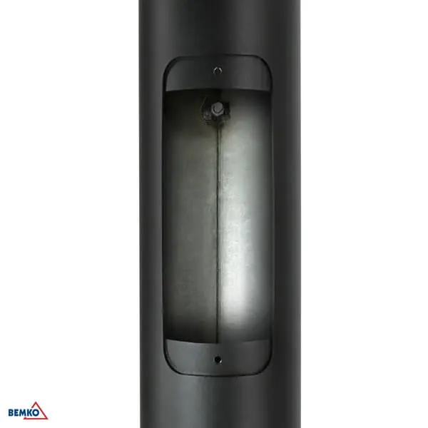 C84-SSO-S3M-160-060-BL RASVJETNI STUP SKLOPNI 3M 160X160MM FI 60MM CRNI