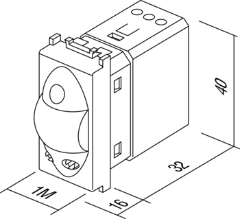 EM31SB-U TEM SENZOR POKRETA IR 1M CRNI MODUL