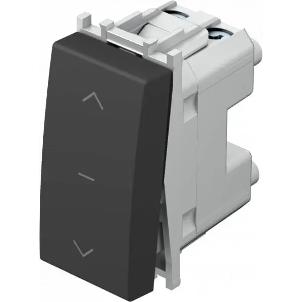 TEM TIPKALO ZA ROLETU 1-0-2 1M CRNO MODUL