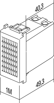 EM90PW-U TEM ZUJALICA 1M BIJELA 8VA 220V MODUL