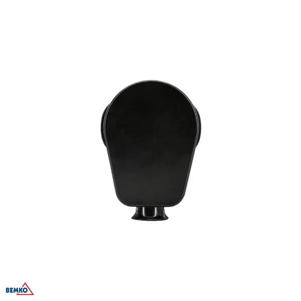 B22-HS-P01C-BL UTIKAČ ŠUKO KUTNI PVC CRNI BEMKO