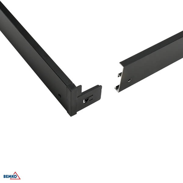 C79-RNT123-BL-ECO OKVIR NADGRADNI ZA LED PANEL 120X30 43mm CRNI