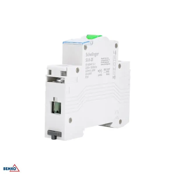 A15-SL8-ZI SIGNALNA MODULARNA LED SVJETILJKA NA DIN SL8 ZELENA
