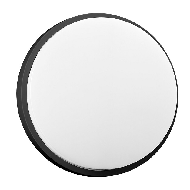 OR-OP-6112BLPM4 SVJETILJKA "AGAT" (ONYX) LED 15W, 1200lm, 4000K, IP54,CRNA