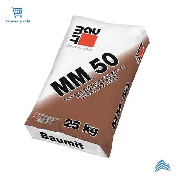 Baumit MauerMortel 50 4mm 25/1 ,pal/54 vr