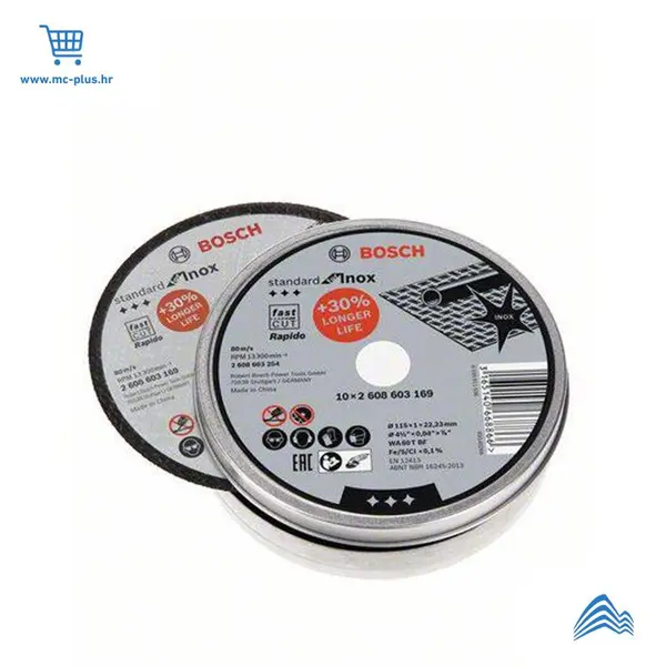 2608603254 Bosch rezna ploča inox 115mm,10/1