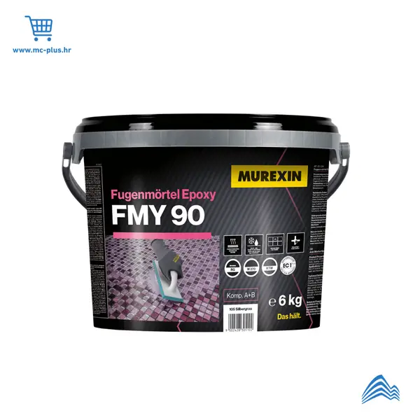 16384 Murexin fug masa epoxy bijela A+B komp. 6kg FMY90 kan