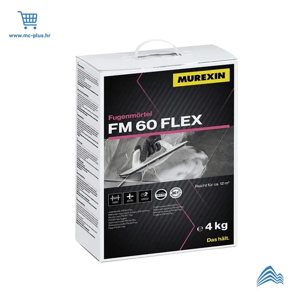 64147 Murexin fug masa Premium antracit 4kg FM60 flex kom