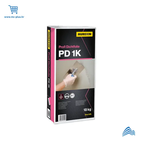 11729kom Murexin hidroizolacija 1K, folija za brtvljenje PD 1K Profi 18 kg kom