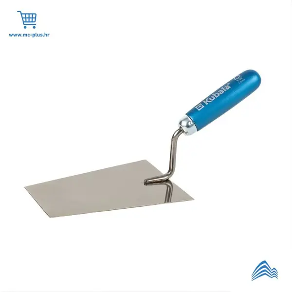 0809 Žlica zidarska 120x180x80 trapezna inox drvena drška Lumex