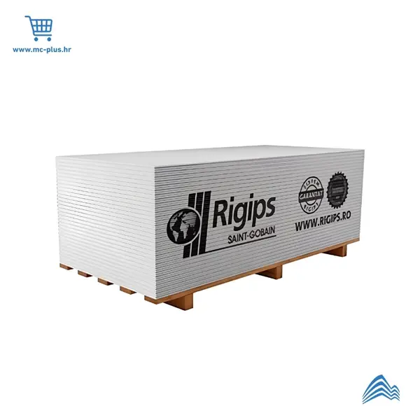 5200950435RO Rigips RB ploča 12,5 mm/1250*2000 140m2/pal RO,bijela ploča