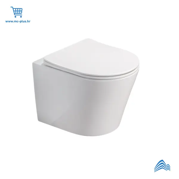 MH300 AC WC školjka viseća PURE compact rimless s duroplast softclose wc daskom